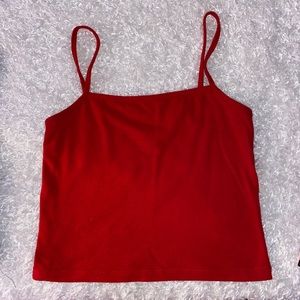 red tank top